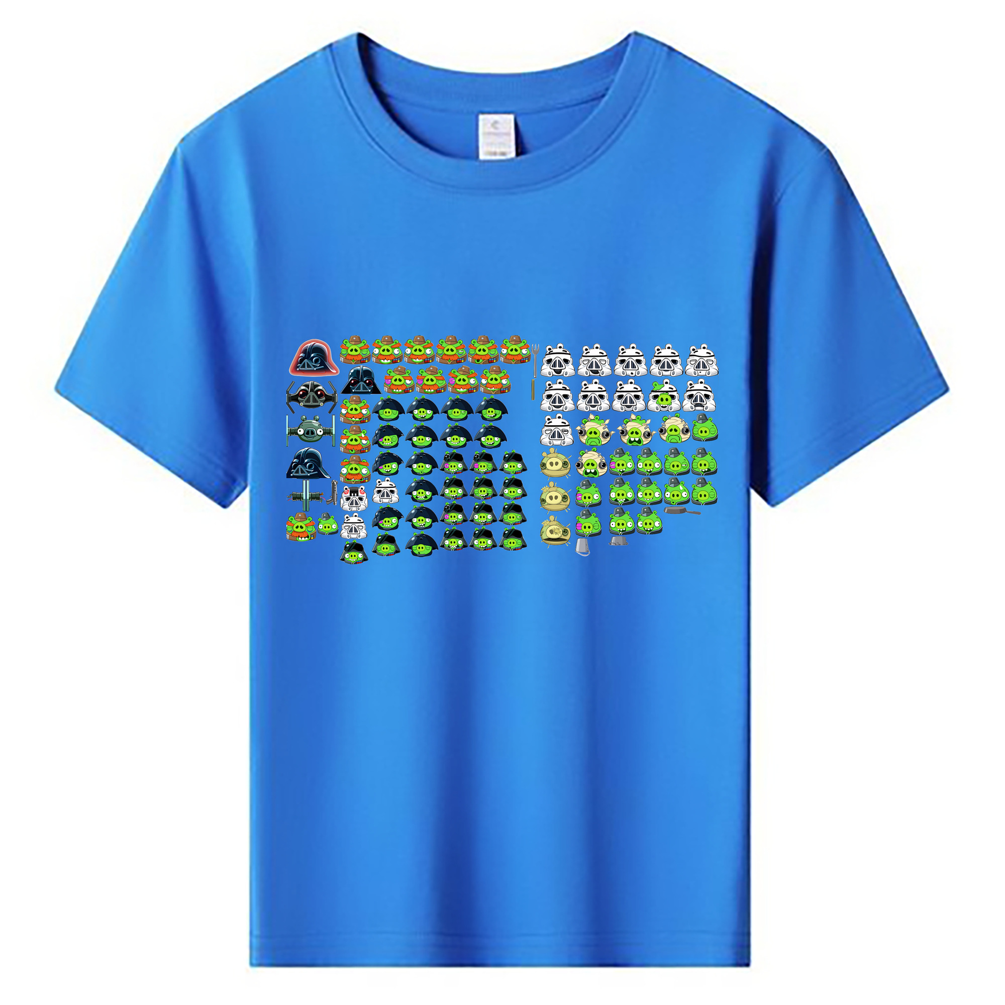 （画像用） Angry Birds アングリーバード 綿100％キッズTシャツ（フロントプリント）